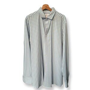 Mizzen + Main Mens Long Sleeve Button Up XXL Trim-Fit